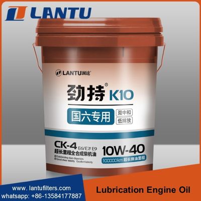 Aceite sintético lleno SAE 10W-40 del motor diesel de la fuente de la fábrica del OEM del aceite lubricante del camión de LANTU